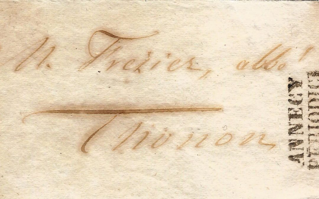 1837 – 1851 : Annecy – la marque sarde pour journaux et imprimés