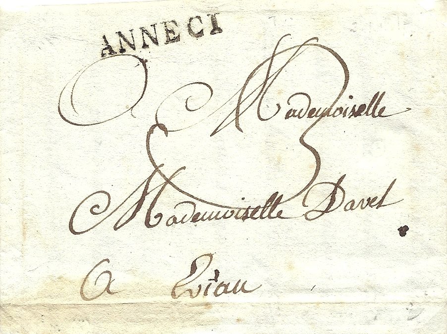 1818: Les timbres à date linéaires