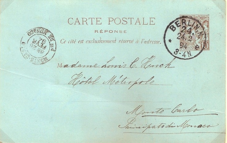 1894 : Monte Carlo – Berlin, un Aller-Retour
