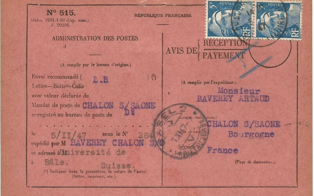 1947 – AR pour l’Etranger